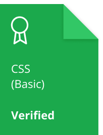 CSS (Basic) – Verified