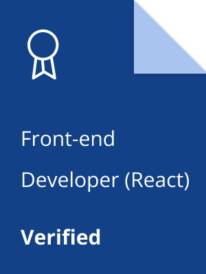 Front-end Developer (React) – Verified